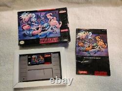 Authentic Final Fight 2 (Super Nintendo, SNES 1993) Complete in Box CIB SNES