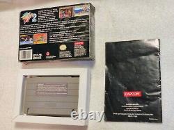 Authentic Final Fight 2 (Super Nintendo, SNES 1993) Complete in Box CIB SNES