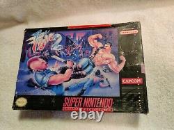 Authentic Final Fight 2 (Super Nintendo, SNES 1993) Complete in Box CIB SNES