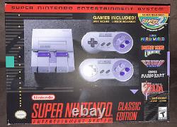 Authentic New SNES Super Nintendo Classic Mini Entertainment System 175! Games