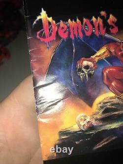 Authentic Rare Capcom Demon's Crest Super Nintendo Snes Manual Only No Game/box
