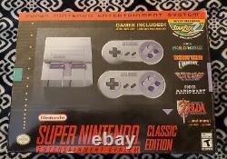 Authentic SNES Super Nintendo Classic Mini Super Entertainment System 21 Games +