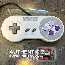 Authentic SNES Super Nintendo Classic Mini Super Entertainment System 21 Games
