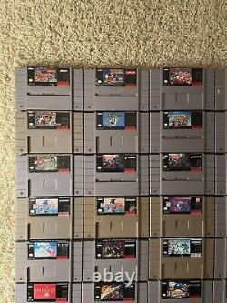 Authentic Super Nintendo Snes/ Nes Games Pick & Choose Favorites Ship Same Day