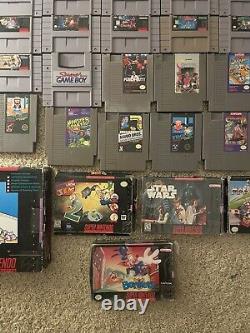 Authentic Super Nintendo Snes/ Nes Games Pick & Choose Favorites Ship Same Day