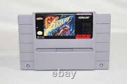 Axelay SNES Super Nintendo Complete CIB Authentic! GREAT Condition! VERY RARE