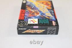 Axelay SNES Super Nintendo Complete CIB Authentic! GREAT Condition! VERY RARE