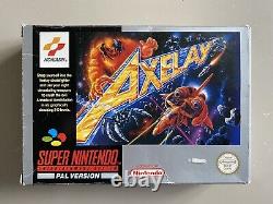 Axelay, Super Nintendo, SNES, PAL, Complete