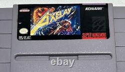 Axelay Super Nintendo Snes Authentic Tested Cart