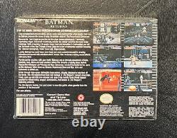 BATMAN RETURNS SNES CIB AUTHENTIC SUPER NINTENDO GAME WithMANUAL IN BOX PROTECTOR