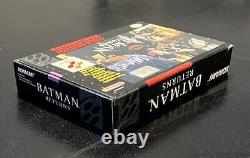 BATMAN RETURNS SNES CIB AUTHENTIC SUPER NINTENDO GAME WithMANUAL IN BOX PROTECTOR