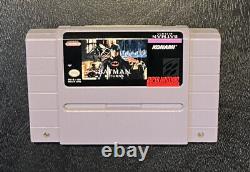 BATMAN RETURNS SNES CIB AUTHENTIC SUPER NINTENDO GAME WithMANUAL IN BOX PROTECTOR