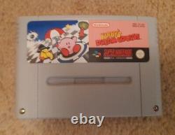 BOXED Super Nintendo Entertainment System SNES Kirby's Dream Course UK PAL Games
