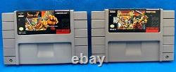 BREATH OF FIRE 1 & 2 SNES (Super Nintendo, 1992) AUTHENTIC TESTED SAVES