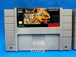 BREATH OF FIRE 1 & 2 SNES (Super Nintendo, 1992) AUTHENTIC TESTED SAVES