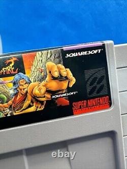 BREATH OF FIRE 1 & 2 SNES (Super Nintendo, 1992) AUTHENTIC TESTED SAVES