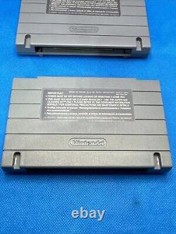 BREATH OF FIRE 1 & 2 SNES (Super Nintendo, 1992) AUTHENTIC TESTED SAVES