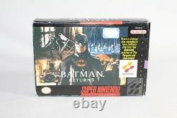 Batman Returns SNES Super Nintendo Complete CIB Authentic! Good Condition! RARE