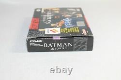 Batman Returns SNES Super Nintendo Complete CIB Authentic! Good Condition! RARE