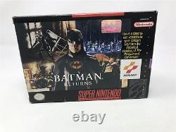 Batman Returns Super Nintendo Snes Complete In Box CIB