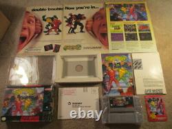 Battletoads Double Dragon (Super Nintendo SNES) Complete CIB with Ads + Card