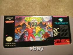 Battletoads Double Dragon (Super Nintendo SNES) Complete CIB with Ads + Card