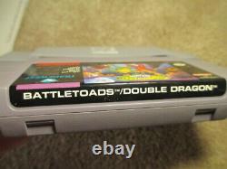 Battletoads Double Dragon (Super Nintendo SNES) Complete CIB with Ads + Card