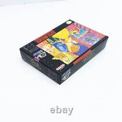Beauty and the Beast SNES 100% Complete Disney Super Nintendo CIB Rare with Reg