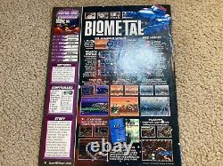 Biometal (Super Nintendo SNES) Complete CIB with Poster + Ad COLLECTOR Worthy