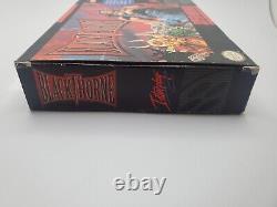 Blackthorne Super Nintendo SNES Complete CIB In Box Good Shape