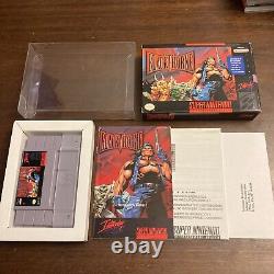 Blackthorne (Super Nintendo SNES) Complete CIB Tested Authentic Very Clean