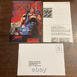 Blackthorne (Super Nintendo SNES) Complete CIB Tested Authentic Very Clean