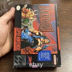 Blackthorne (Super Nintendo SNES) Complete CIB Tested Authentic Very Clean