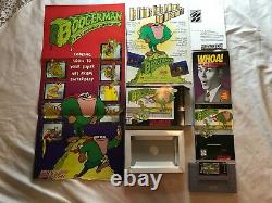 Boogerman (Super Nintendo SNES) Complete CIB with Poster + Ad