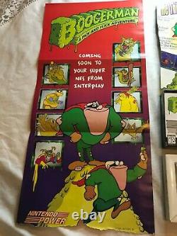 Boogerman (Super Nintendo SNES) Complete CIB with Poster + Ad