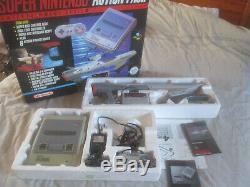 Boxed Action Pack Scope 6 SNES Console Bundle Super Nintendo PAL With Scart