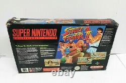 Boxed Original SNES Super Nintendo Entertainment System Console Street Fighter