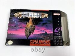 Brain Lord SNES Super Nintendo Complete in Box CIB with Inserts