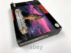 Brain Lord SNES Super Nintendo Complete in Box CIB with Inserts