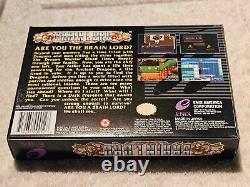 Brain Lord (Super Nintendo Entertainment System SNES) Complete In Box