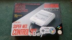 Brand New Unused Super Nintendo Snes Console In Box Mint Condition Pal Version