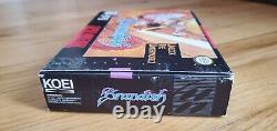 Brandish Super Nintendo SNES RPG Video Game CIB Complete Poster Box & Manual Lot
