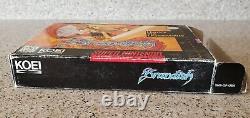 Brandish Super Nintendo SNES RPG Video Game CIB Complete Poster & Manual Lot