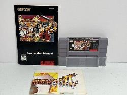 Breath of Fire 2 Super Nintendo SNES 1995 With Manual Map Authentic Tested Saves