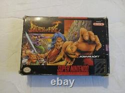 Breath of Fire CIB SNES (Super Nintendo Entertainment System, 1994) Video Game