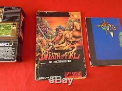 Breath of Fire (Super Nintendo SNES 1994) COMPLETE with Box manual map game WORKS