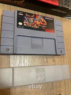 Breath of Fire Super Nintendo SNES CIB Complete Box Maps