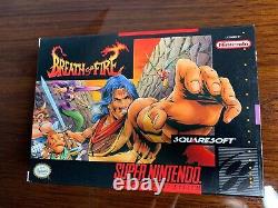 Breath of Fire for Super Nintendo Authentic COMPLETE CIB Capcom SNES RPG