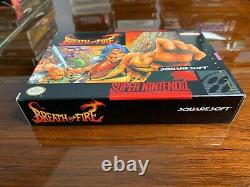 Breath of Fire for Super Nintendo Authentic COMPLETE CIB Capcom SNES RPG