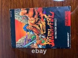 Breath of Fire for Super Nintendo Authentic COMPLETE CIB Capcom SNES RPG